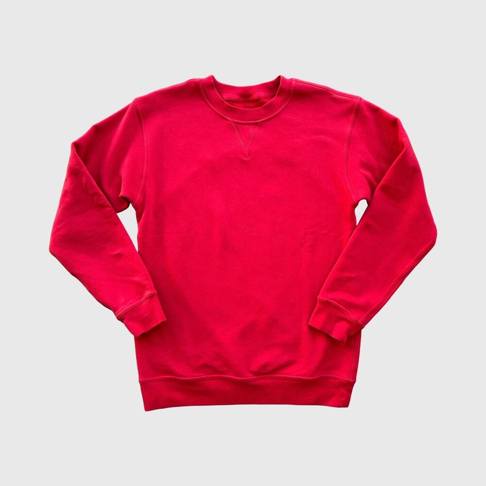 Lululemon All Yours Crewneck Sweatshirt Red Long Sleeve Pullover Women's Size 4